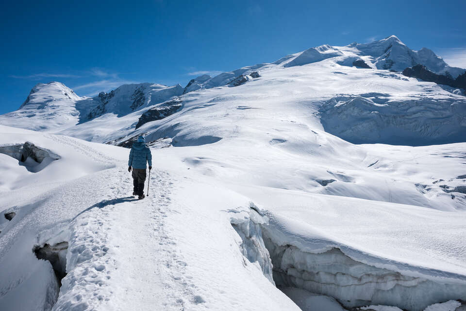 Ascent To Summit Of Mera Peak