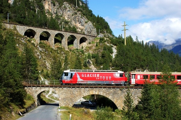 Albula Railway, Hinterrhein, Switzerland Photos