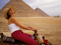 Camel Ride At Giza Area Camel Ride At Giza Area