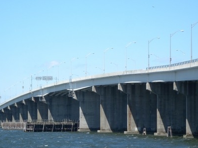 veterans bridge memorial bay cross