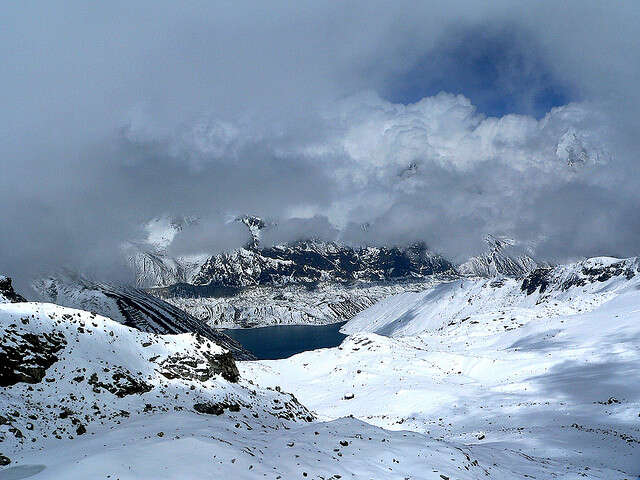 Gokyo Lake From Reanjo La Pass