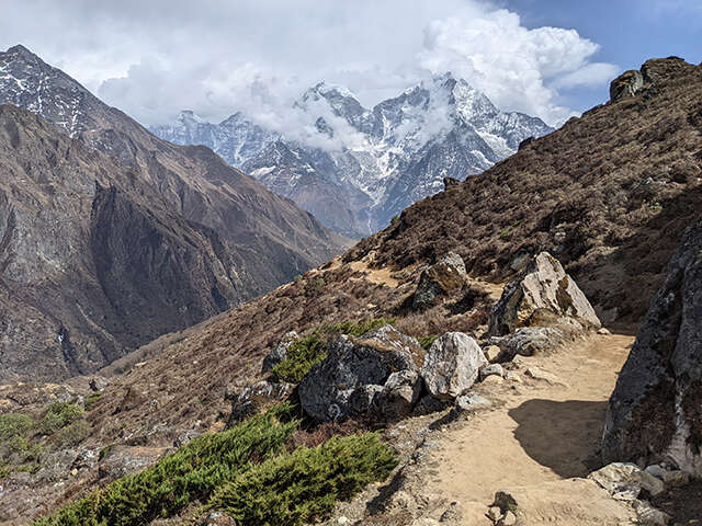 Heading Back Down The Gokyo Valley