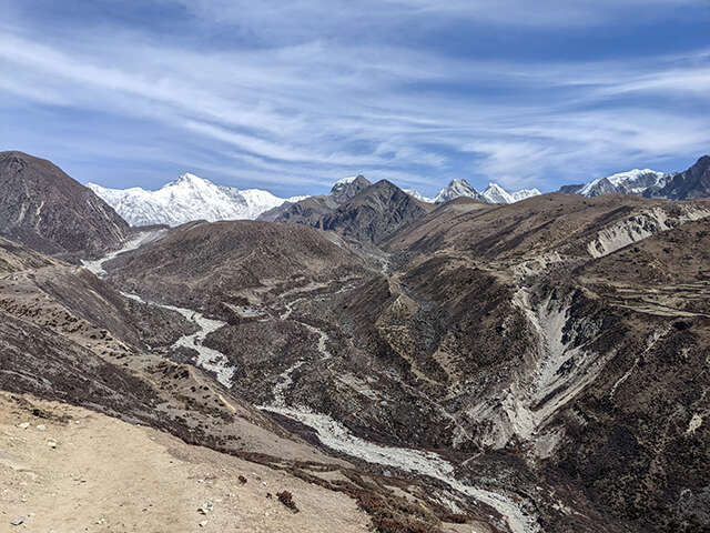 Hiking Up The Gokyo Valley