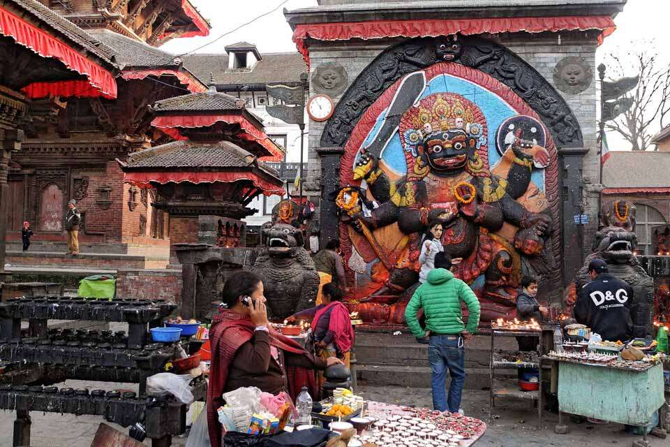 Kala Bhairava At Durbar Square