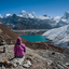 Mount Everest And Gokyo Lake From Renjo Pass Nepal