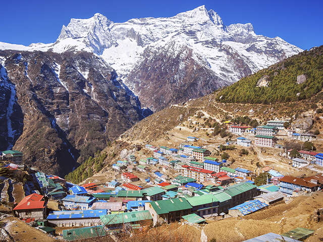 Namche On The Way To Gokyo