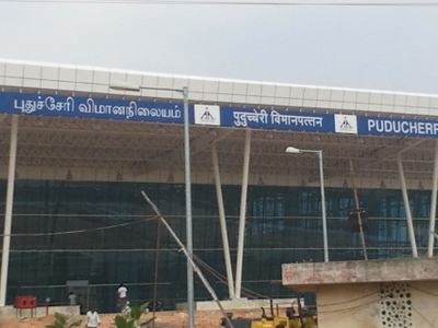 airport to visit pondicherry