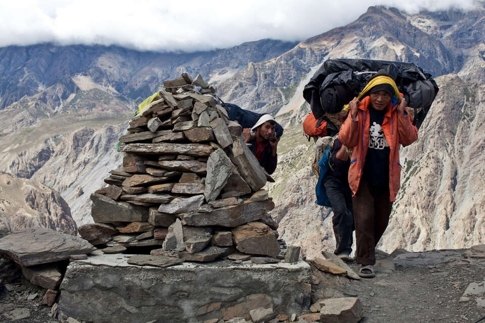 Porters With Heavy Load