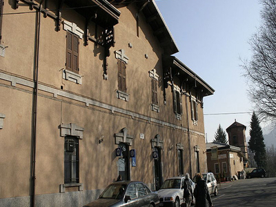 The Passenger Building Of Verbania-Pallanza Railway Station