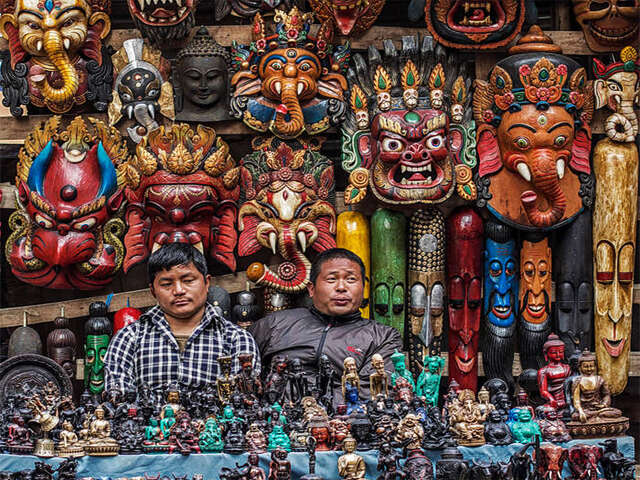	Two Shop Keepers In Kathmandu