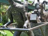 Sculpture At Ryan\'s Bay Hotel.
