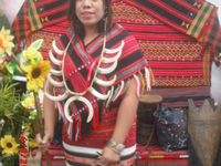 Wearing An Igorot Costume.