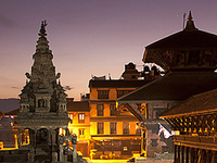 Bhaktapur Durbar Square At Night Bhaktapur Durbar Square At Night