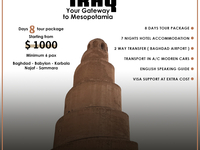 8 Days tour package to Iraq 8 Days tour package to Iraq