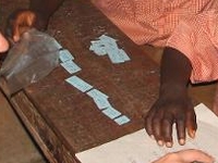 A Volunteer Teaching English In Ghana