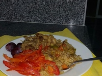 Wali Kuku Kachumbari Wali Kuku Kachumbari