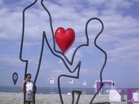 Batumi, This Statue Is Deceptive, No One Gave His Heart To Me In This City :)