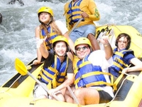 Bali Rafting With Happy Customers Bali Rafting With Happy Customers