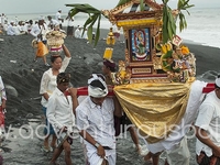 Melasti Ceremony At Klotok Beach. Photo By Agoes Moeliadi Melasti Ceremony At Klotok Beach. Photo By Agoes Moeliadi