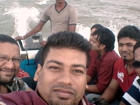 Babbu Crossing Padma River With His Musicians