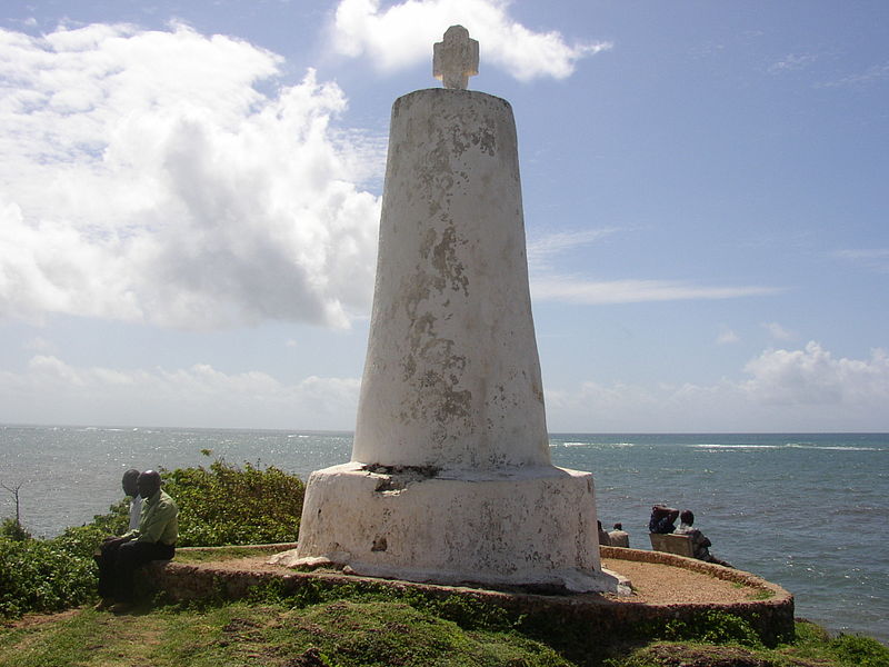Columna de Vasco da Gama en Malindi, Kenia Información Turística